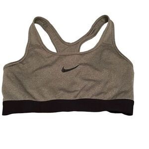 Nearly New! Gray Nike Sports Bra - Girls Size XS